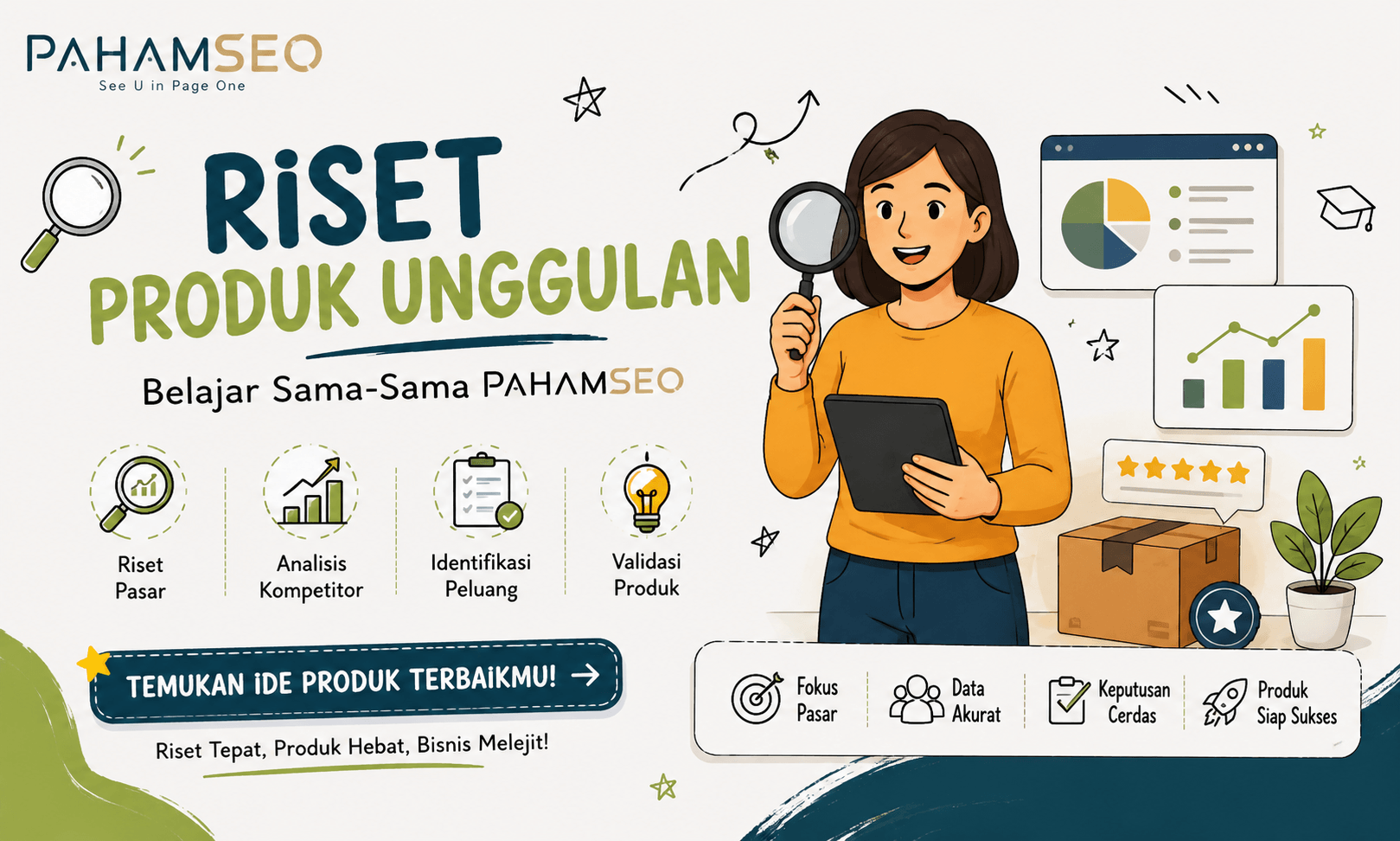 [PREMIUM CLASS] RISET PRODUK LARIS — Program Kelas PahamSEO