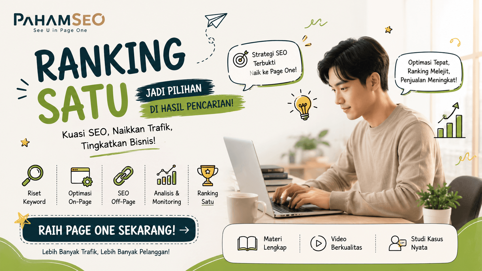 [PREMIUM CLASS] SEO UNTUK PEMULA — Program Kelas PahamSEO
